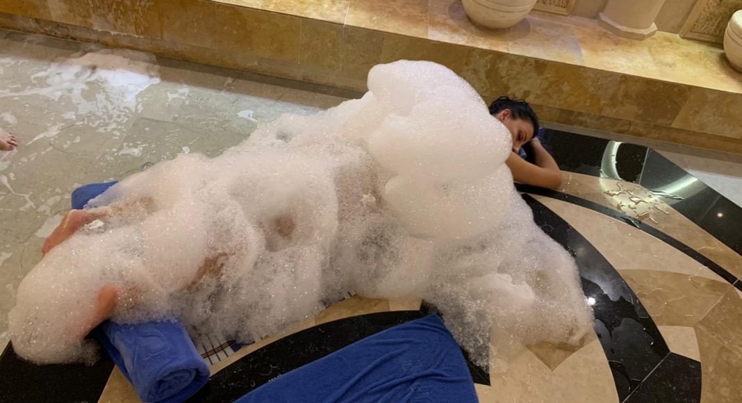 hammam, baie turceasca, sky spa, spuma