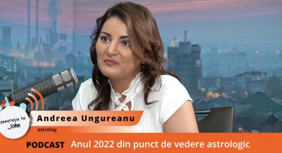 previziuni astrale, Andreea Ungureanu, 2022, podcast, interviu, podcast Generația lui John, episodul 15, ce spun astrele, astrogramă