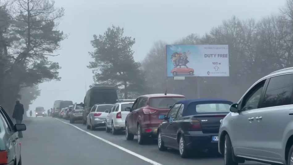 coloana masini Ucraina