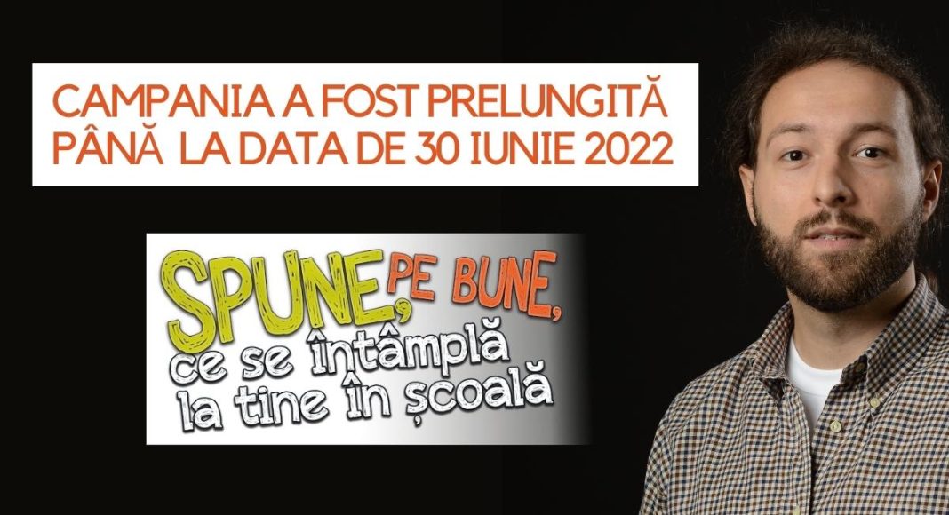 spune pe bune, campanie, prelungire, 30 iunie 2022, campanie educație, chestionar online, campanie Prahova, educație Prahova, pulsul educației, demers jurnalistic, elevi și profesori