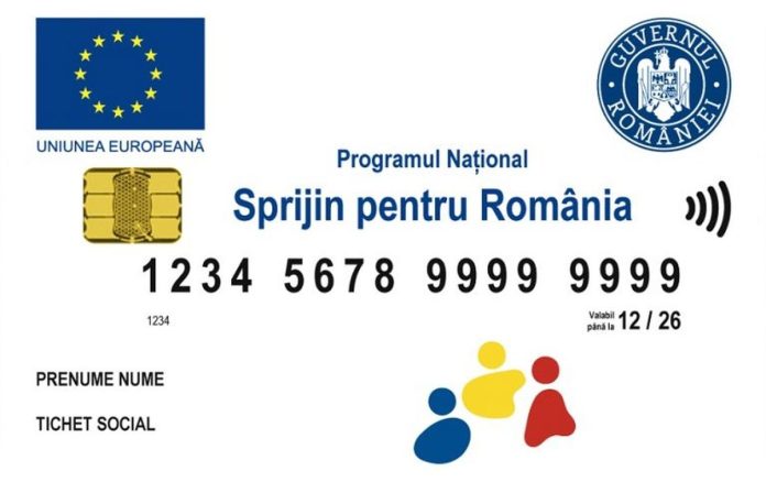 tichete sociale sprijin pentru romania