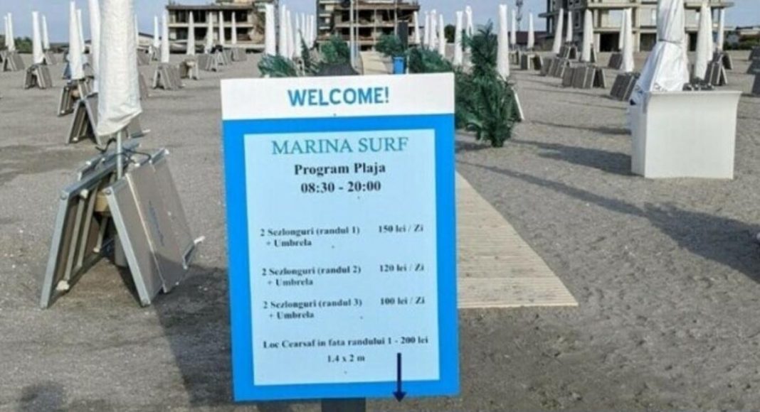 prețuri uriașe, litoral, taxă, 200 lei, cearșaf, Năvodari, complex exclusivist, medici, avocați, intimitate