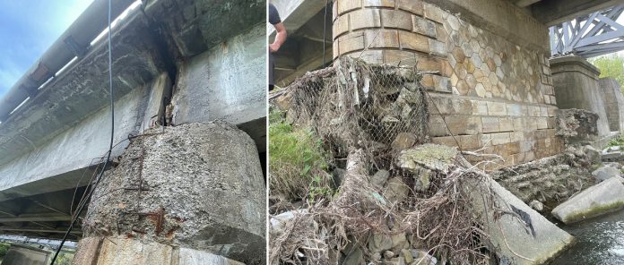 Podul de peste Teleajen risca sa se prabuseasca