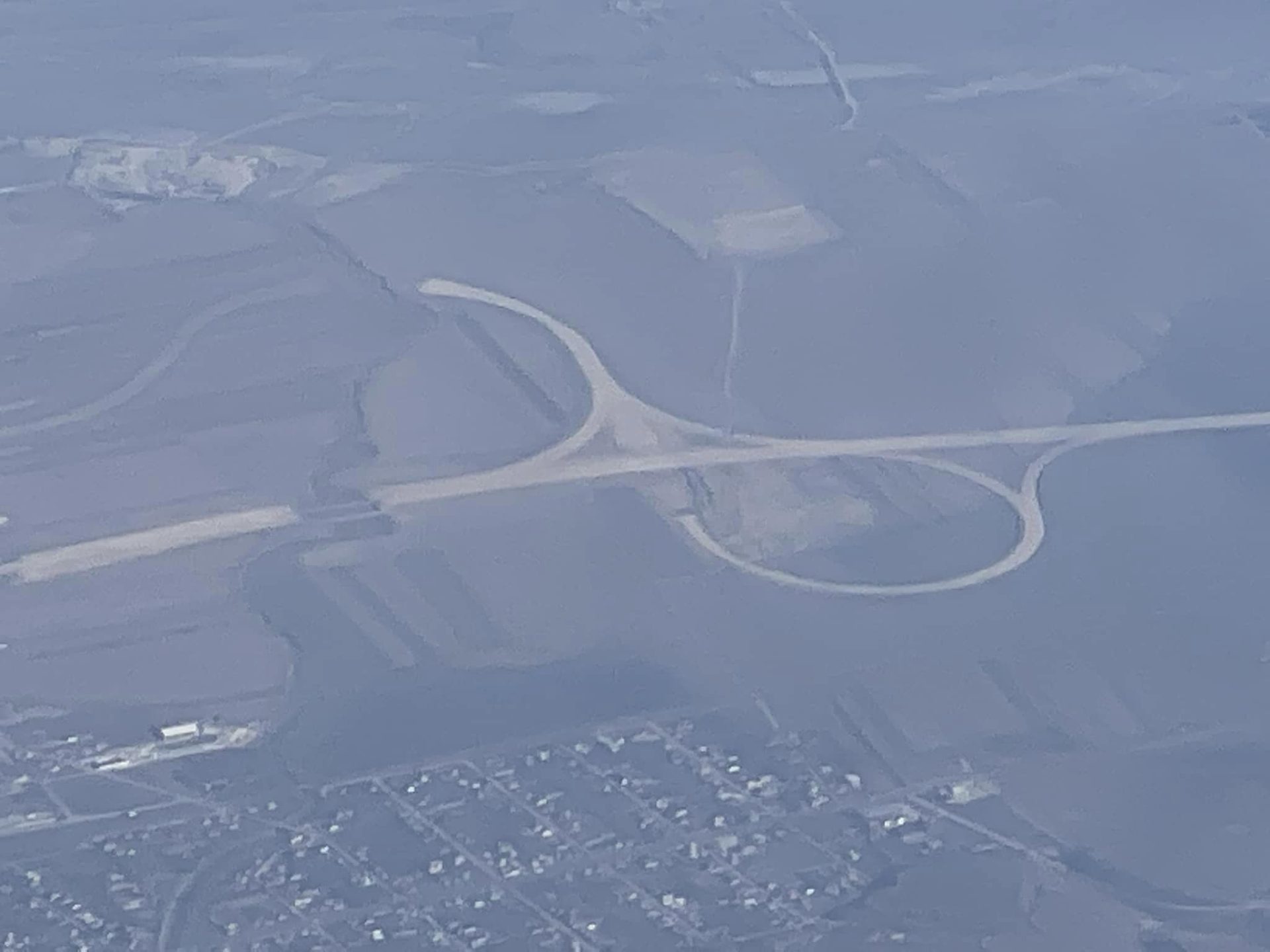 autostrada a 7 din avion
