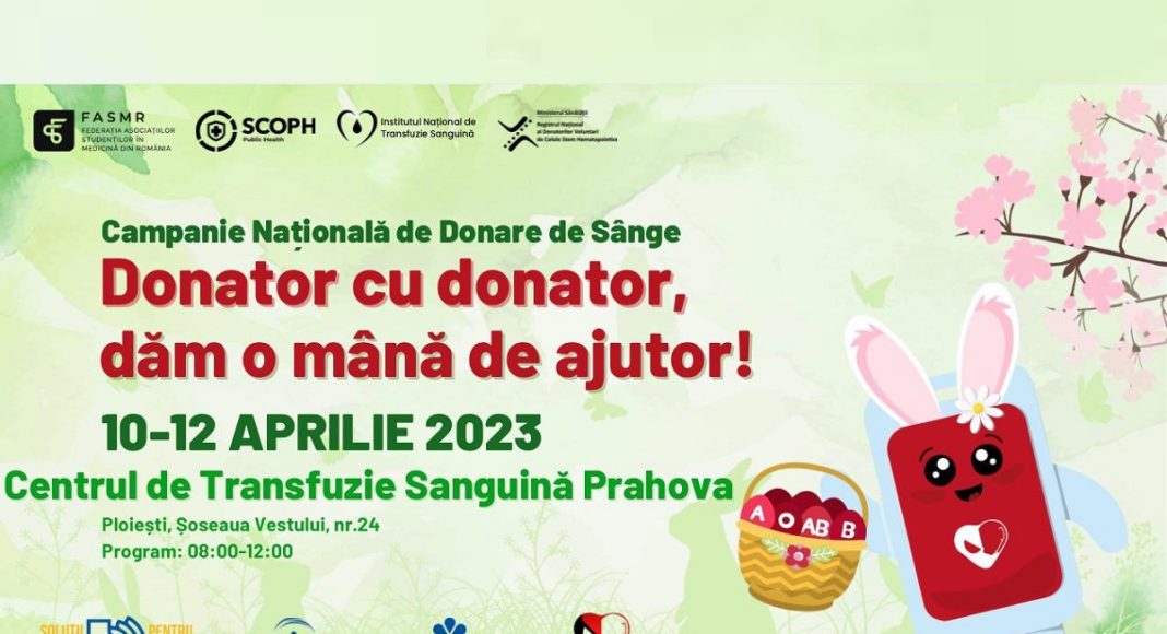 afis campanie donator cu donator