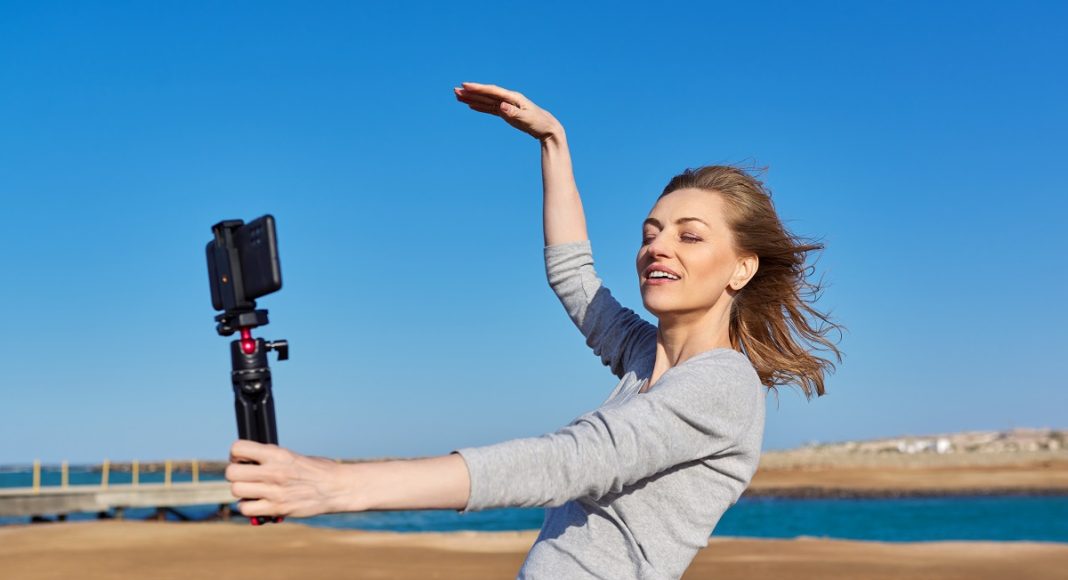 femeie video selfie