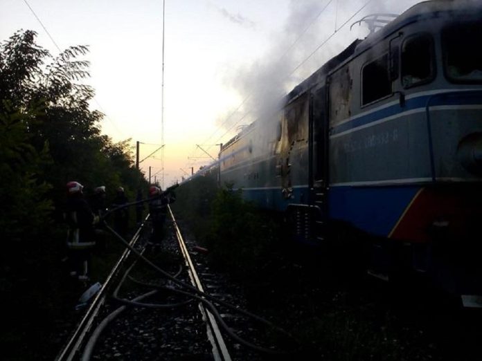 incendiu locomotiva