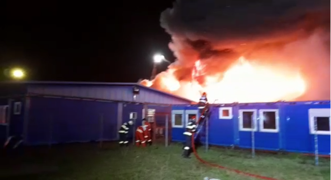 incendiu noaptea