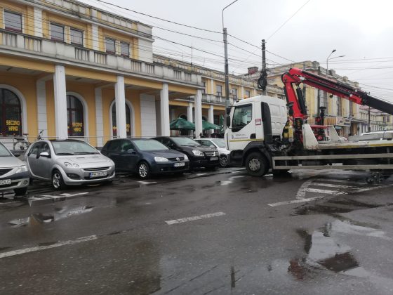 masini parcate ilegal ridicate in ploiesti
