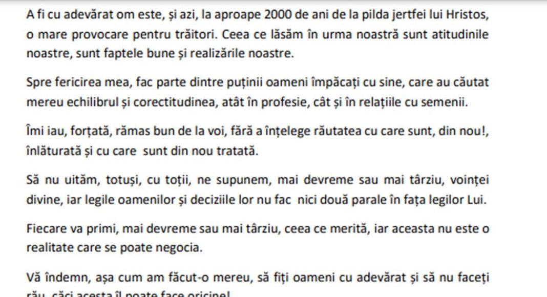 scrisoare