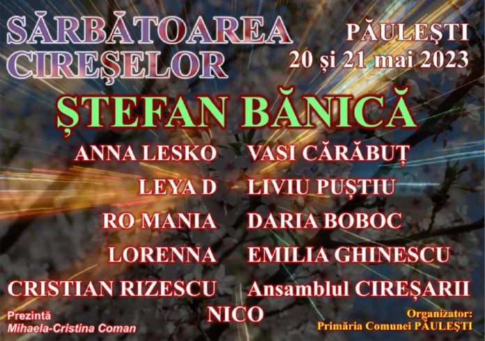 afis sarbatoarea cireselor