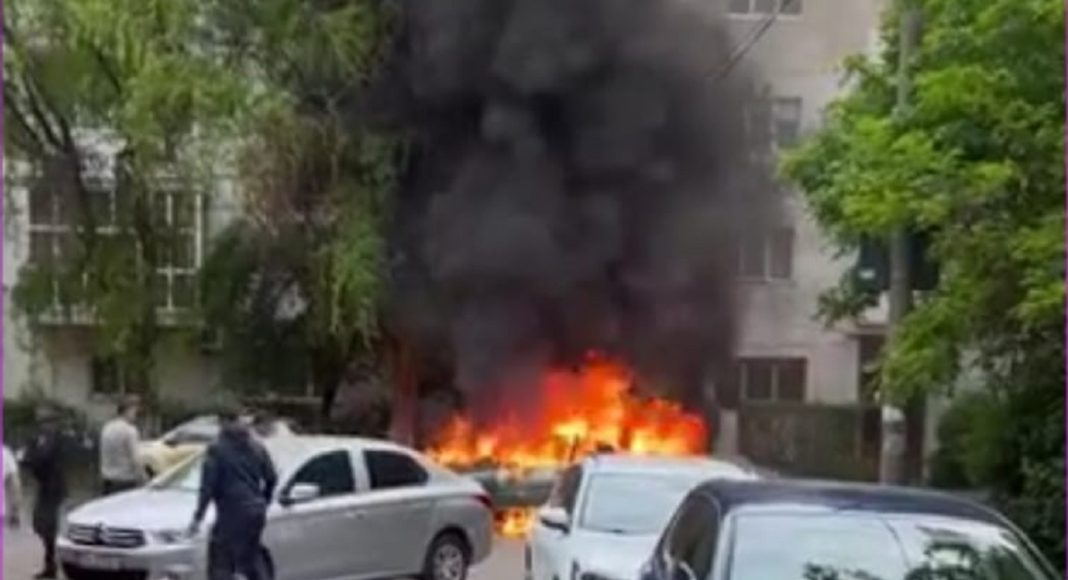 incendiu auto
