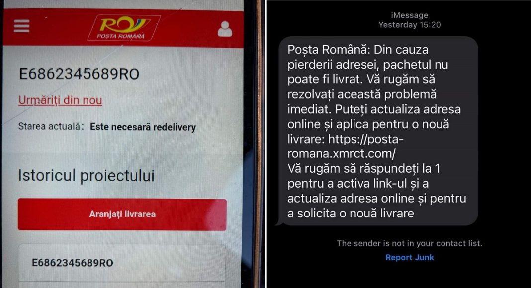 posta romana frauda
