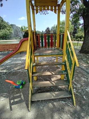 degradare parc Ploiești