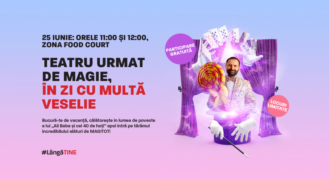 Teatru urmat de magie in zi cu multa veselie la Prahova Value Centre