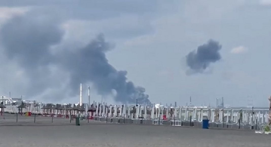 incendiu ra rafinăria Petromidia Năvodari
