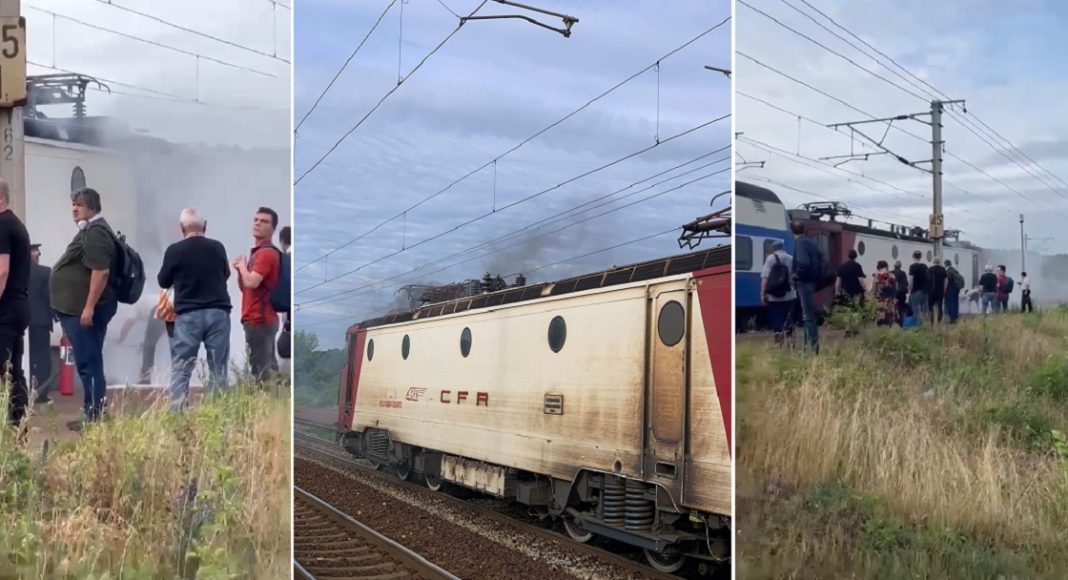 incendiu locomotiva