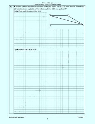 matematica a VIII -a