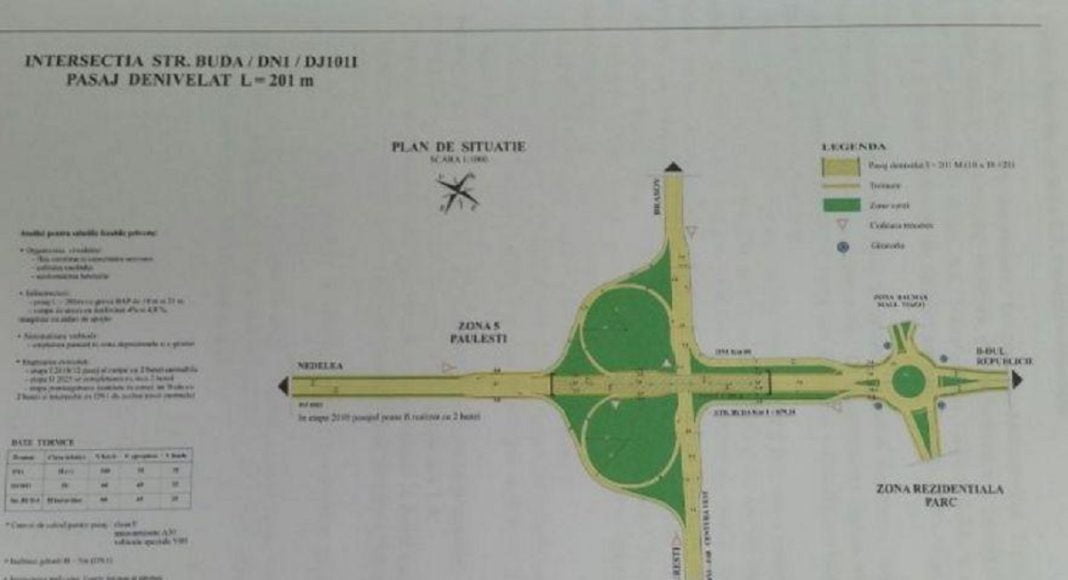 proiect pasaj DN1 Centura de Vest