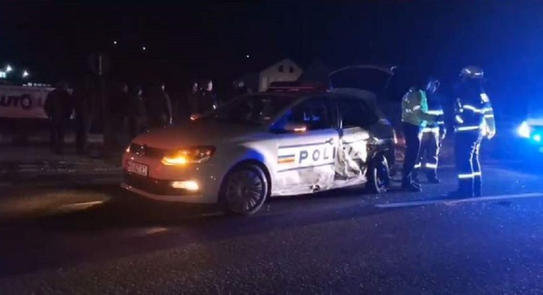 accident masina de politie