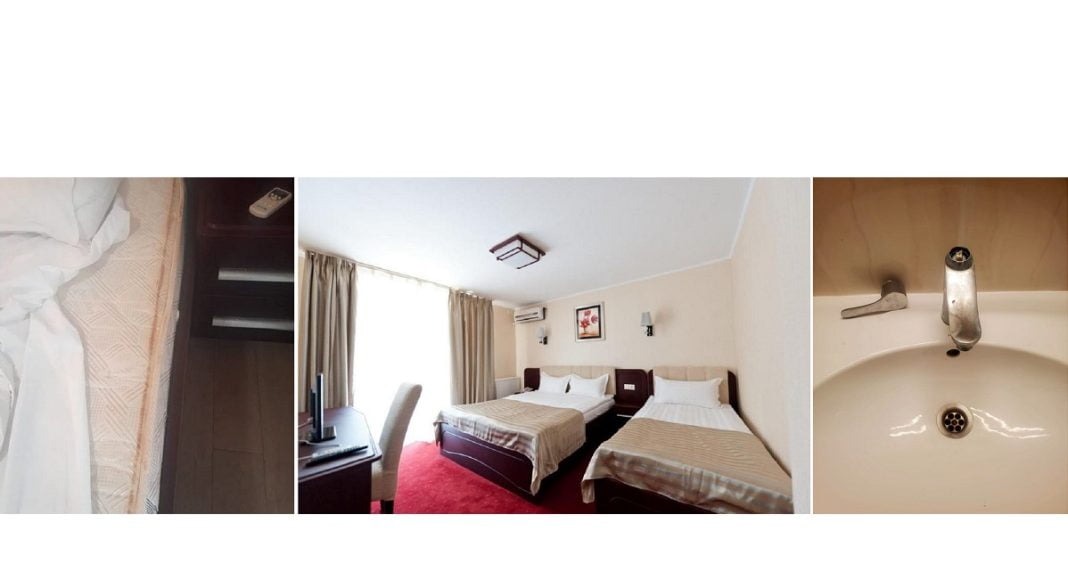 camera hotel booking vs realitate