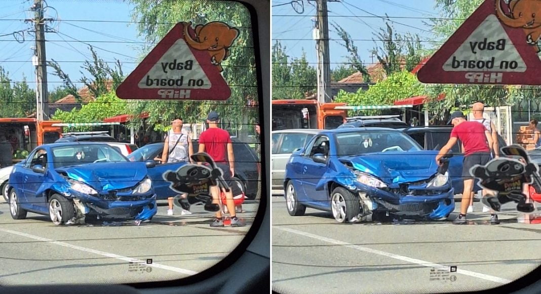 accident trei masini