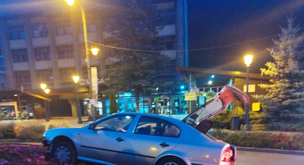 accident giratoriu sinaia