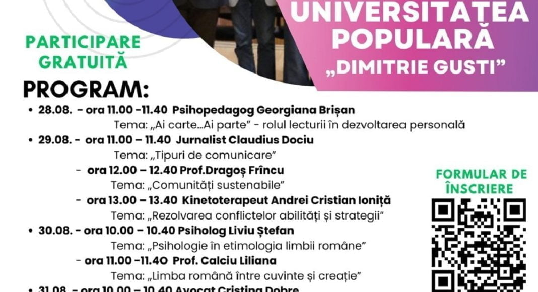 afis ateliere interactive dimitrie gusti