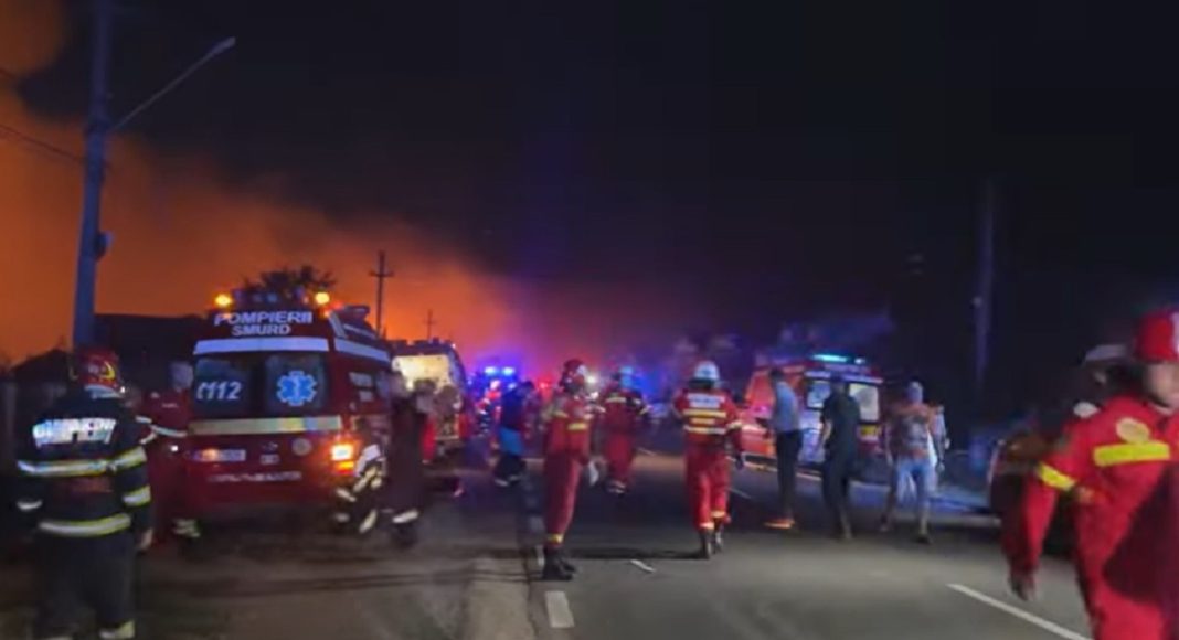 interventie explozie statia GPL