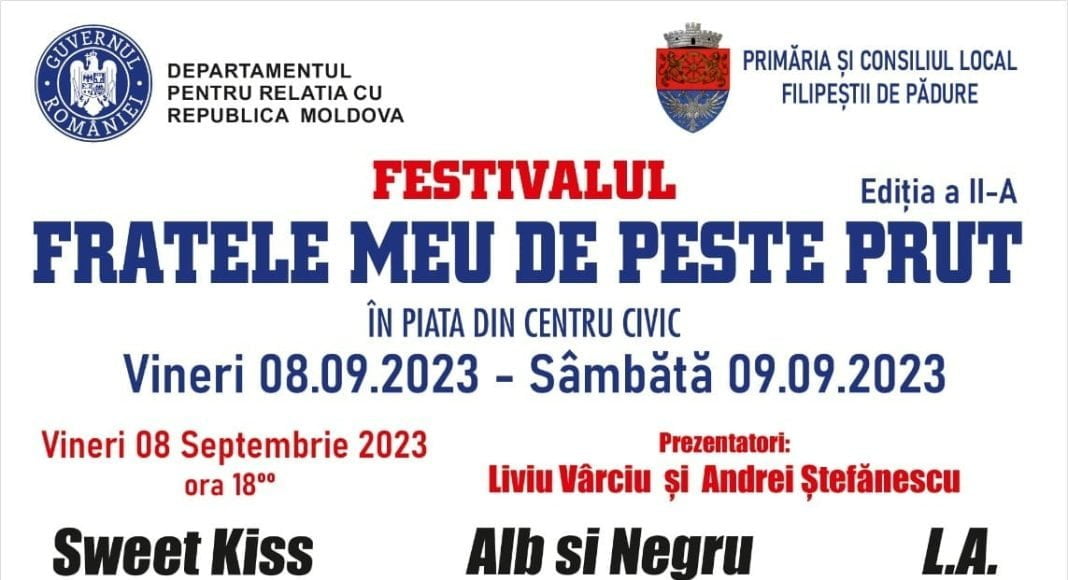 afis festival Fratele meu de peste Prut”