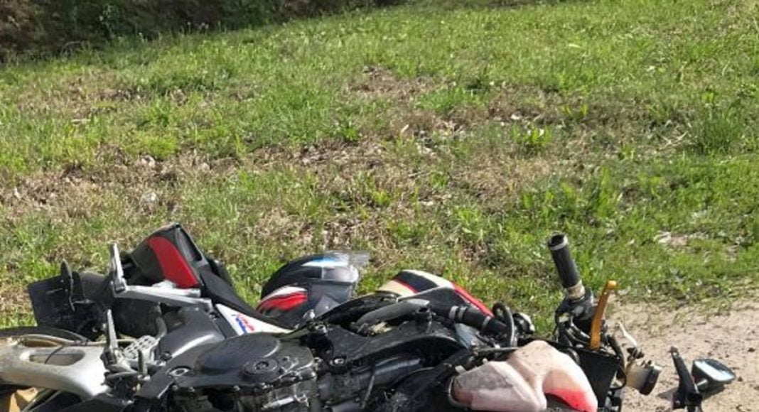 Accident moto - FOTO CU CARACTER ILUSTRATIV