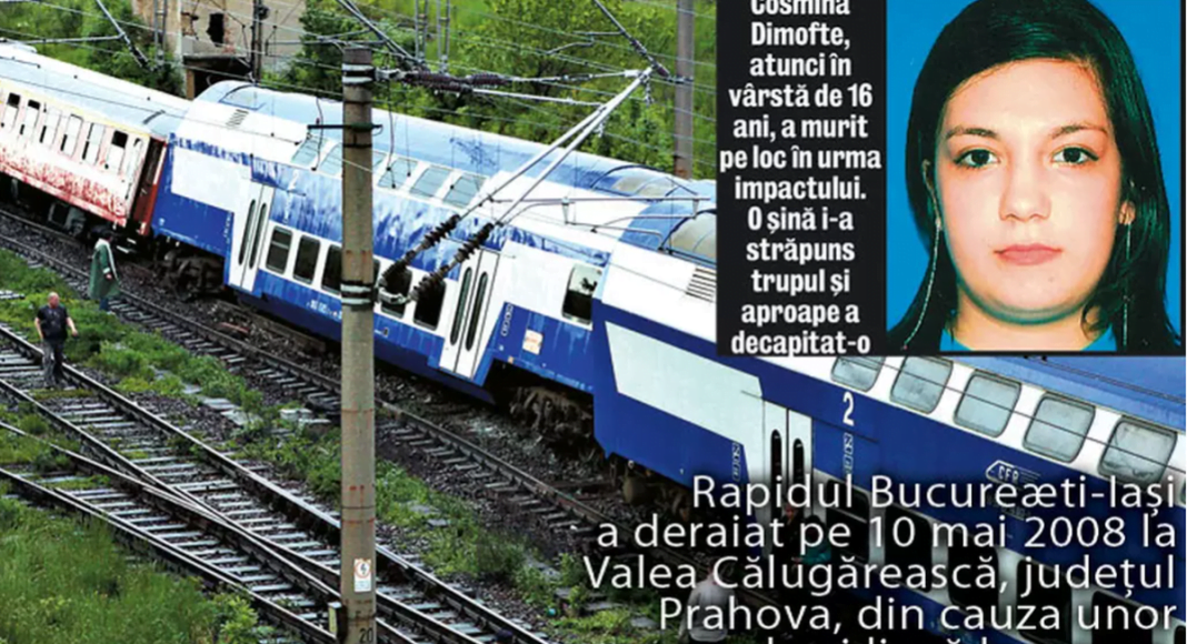 accident tren valea calugareasca