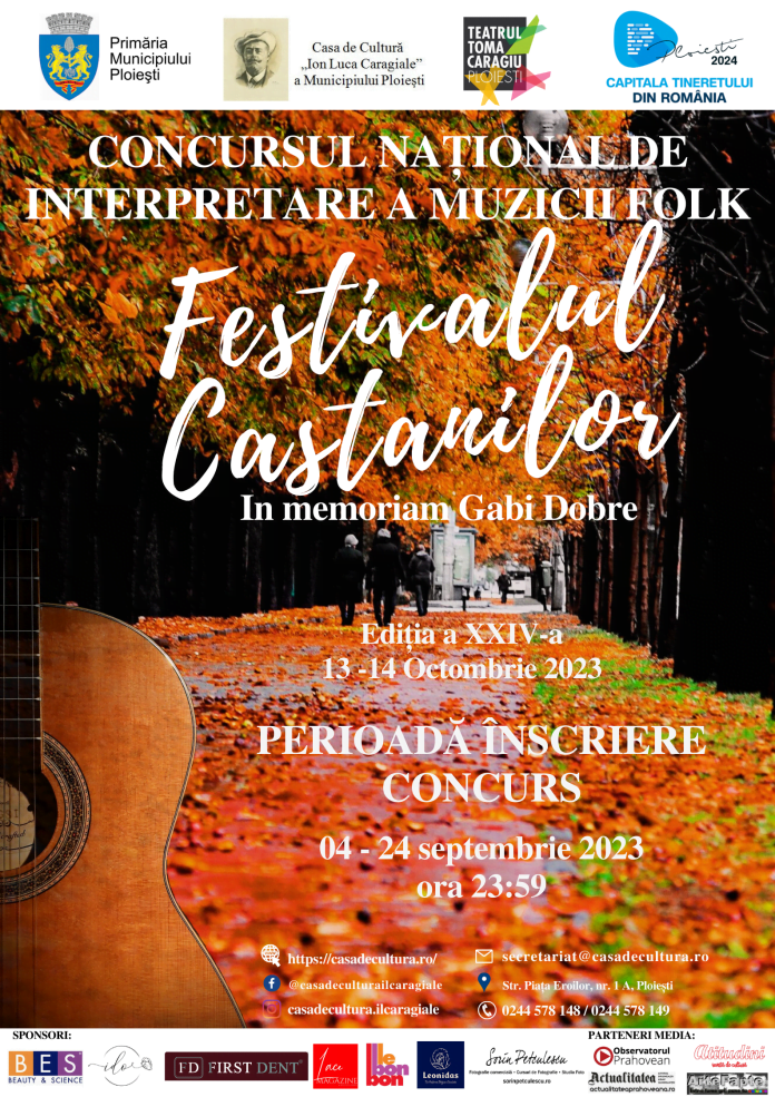 afis festivalul castanilor 2023