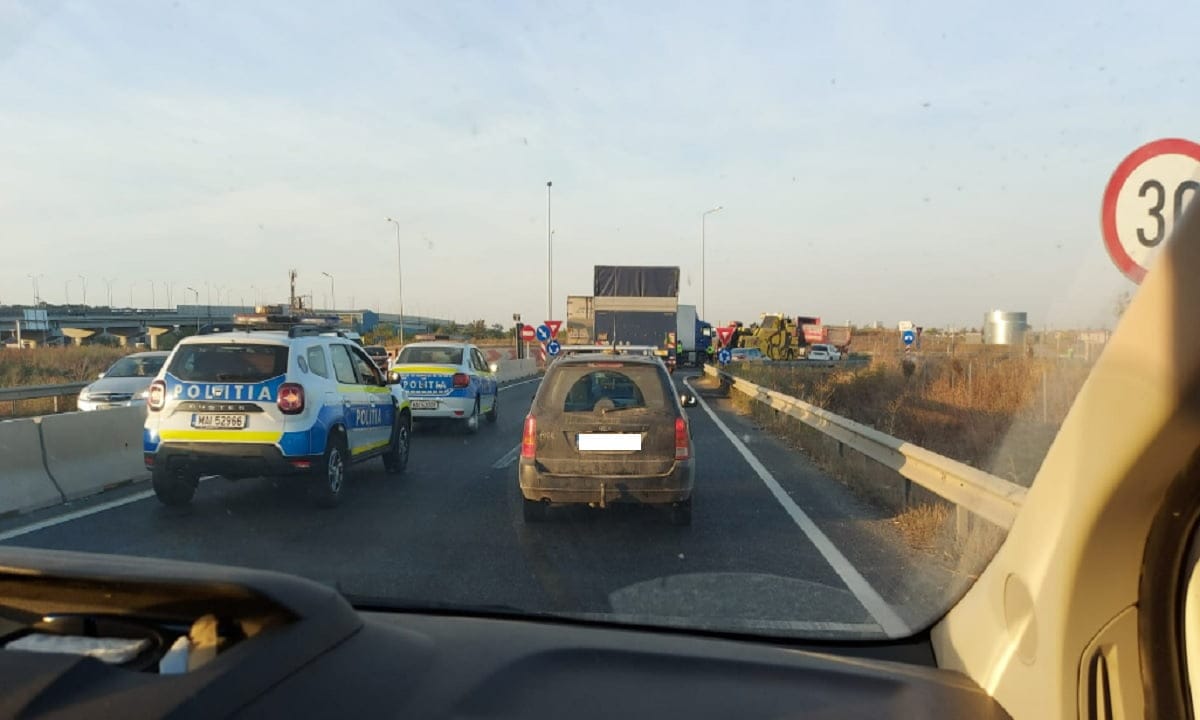 trafic aglomerat autostrada A3