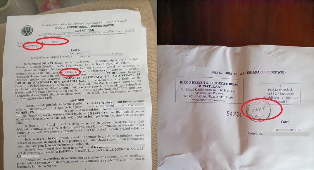 executare silita acte
