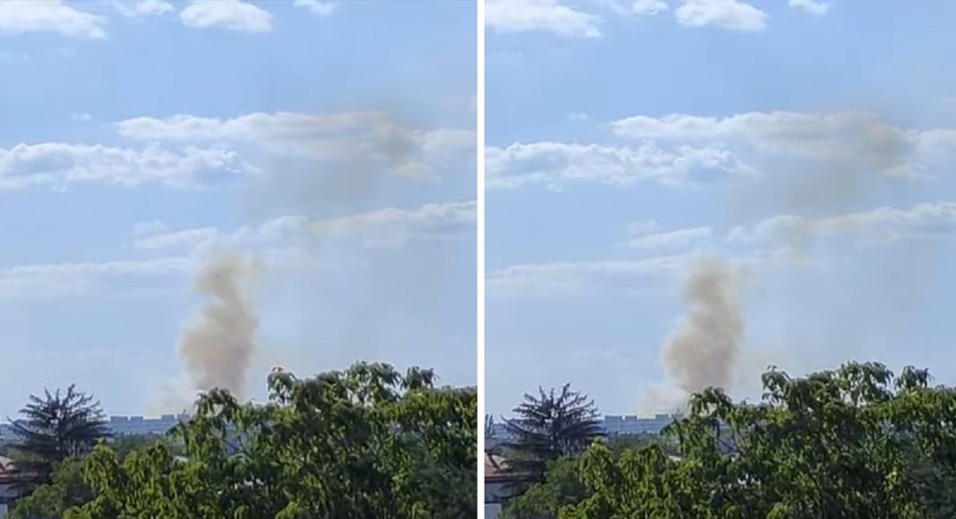 incendiu vegetatie uscata Ploiesti