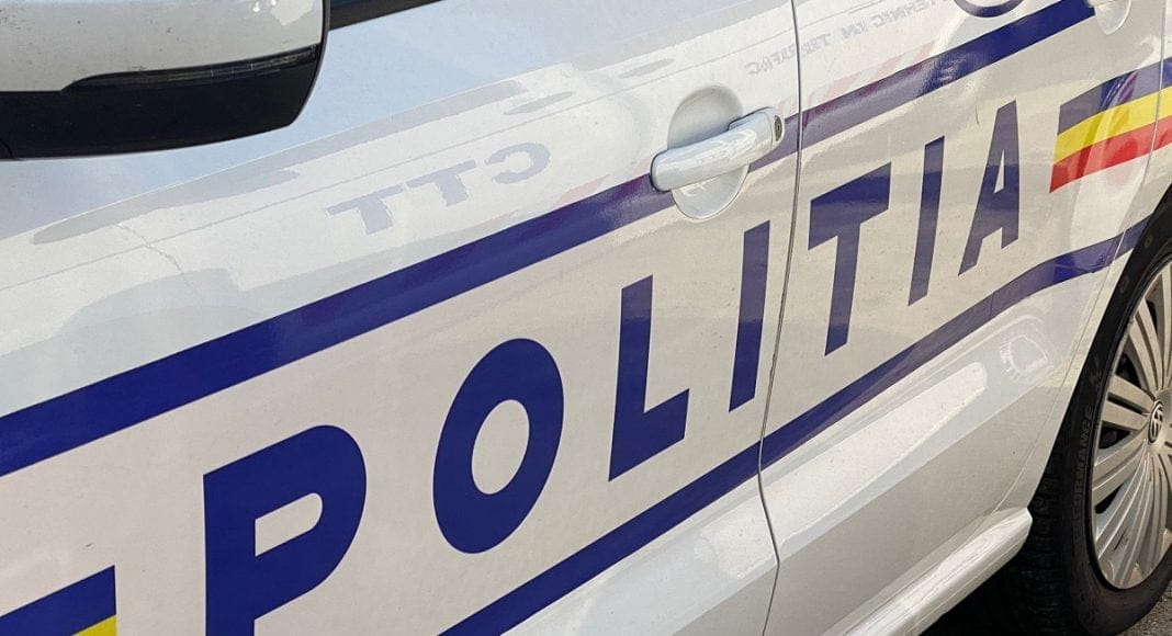 masina politie inscriptie