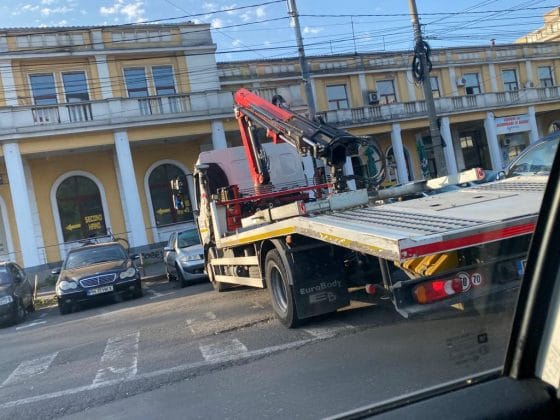 masini parcate ilegal ridicate ploiesti