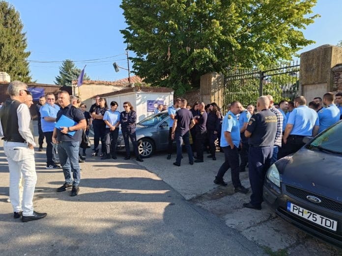 protest penitenciar tg nou
