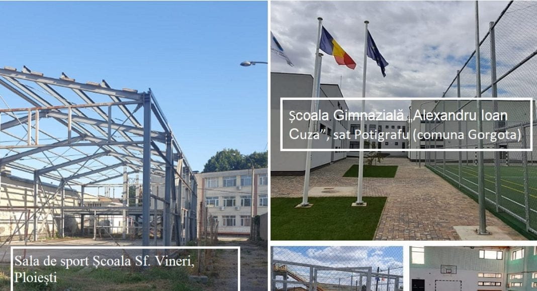Sala de sport Scoala Sf. Vineri vs Sala de sport Școala Alexandru Cuza Potigrafu
