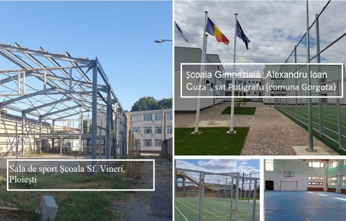 Sala de sport Scoala Sf. Vineri vs Sala de sport Școala Alexandru Cuza Potigrafu