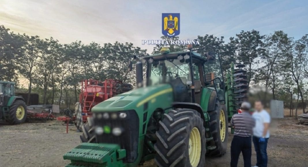tractor agricol confiscat
