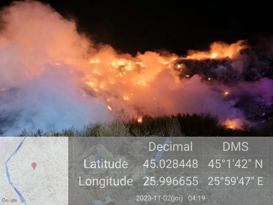 incendiu groapa de gunoi boldesti