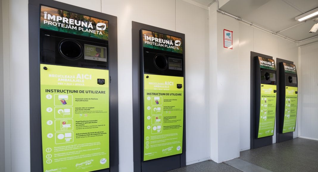 Auchan - punct de reciclare ambalaje