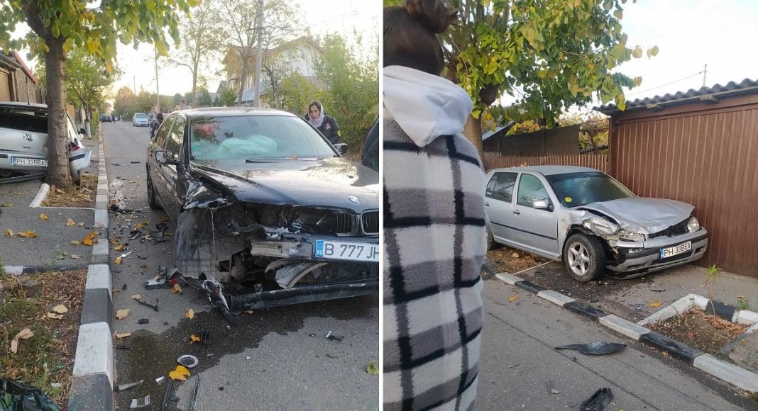 accident bmw bereasca