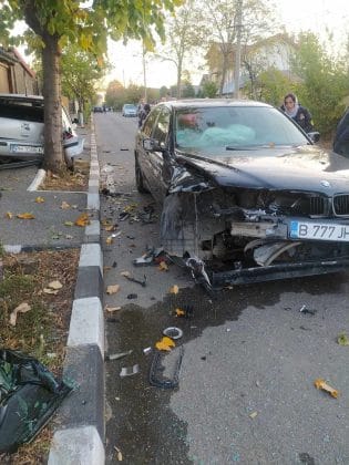 accident bmw bereasca