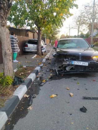 accident bmw bereasca