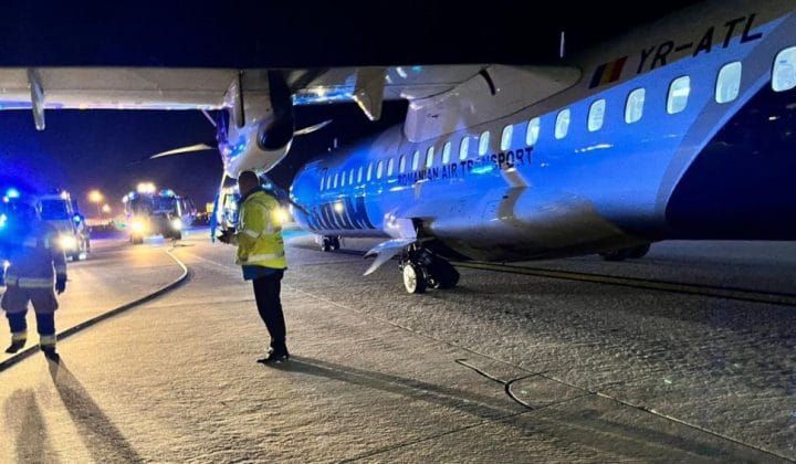avarie aterizare avion tarom