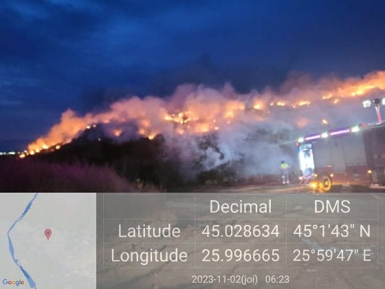 incendiu groapa de gunoi boldesti