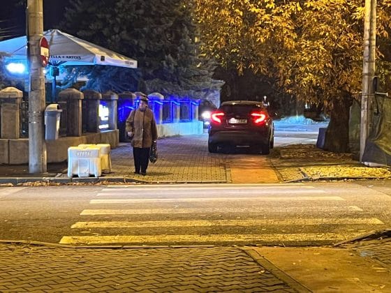 circulatie pe trotuar ploiesti